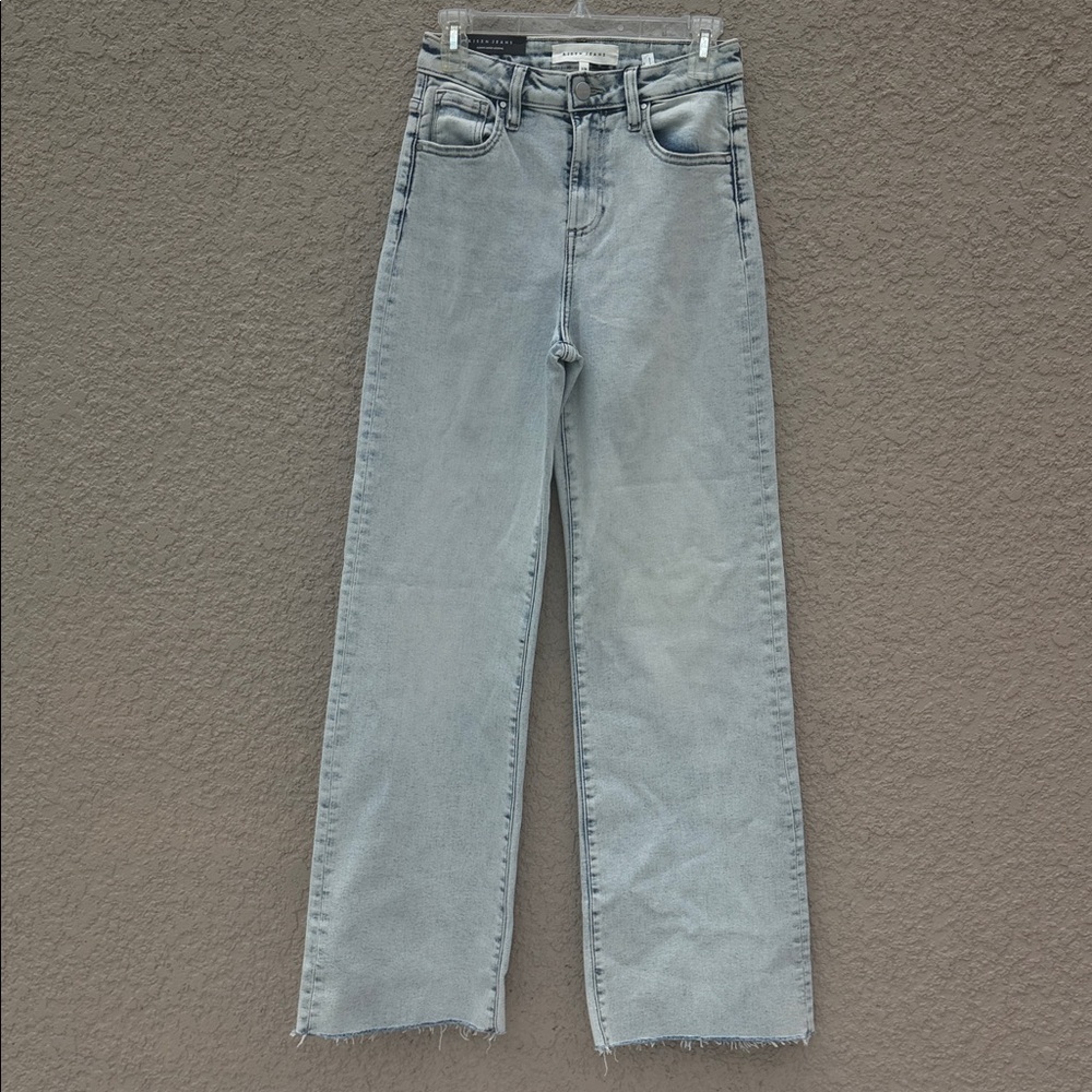 Stylish Light Gray Women's Straight Leg Jeans